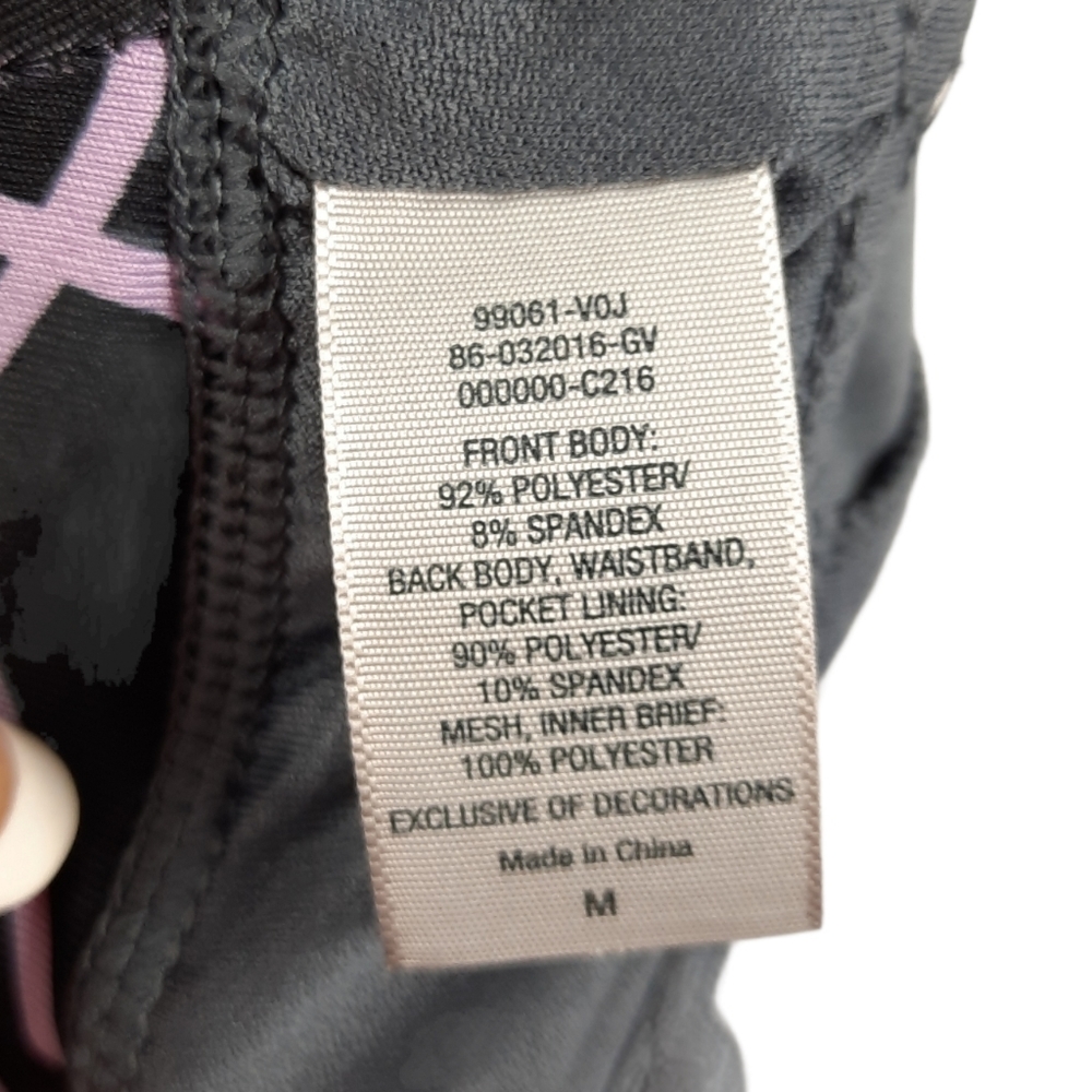 Champion Black Gray Lavendar Lined Running Short M_7